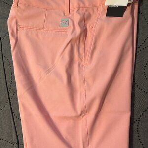 PUMA DEALER GOLF PEACH SMOOTHIE ELEVATED STYLE SHORTS SIZE 32 OR 34 MEN $70.00